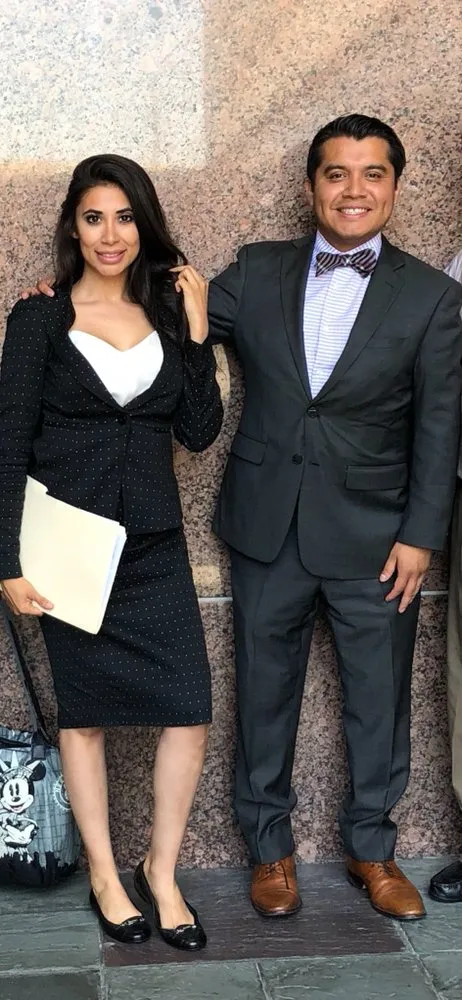 Attorney Alberto Muñoz and Attorney Angela Chavez